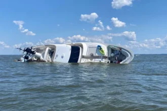 $8 Million Yacht Capsizes Near Annapolis