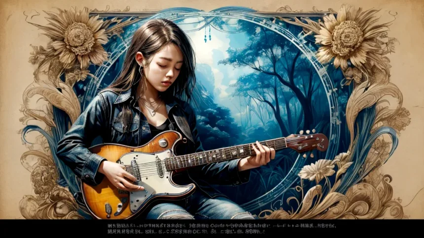 Blues Guitarist Cd Cover Template