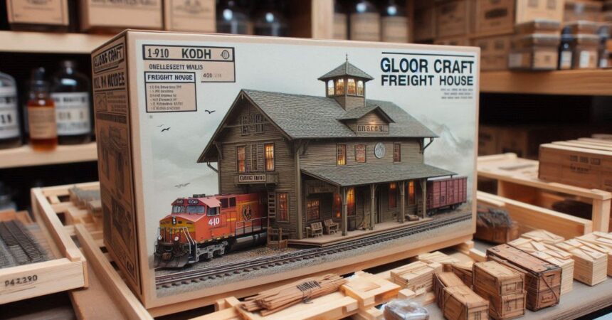 gloor craft models kit 410 freight house ho scale