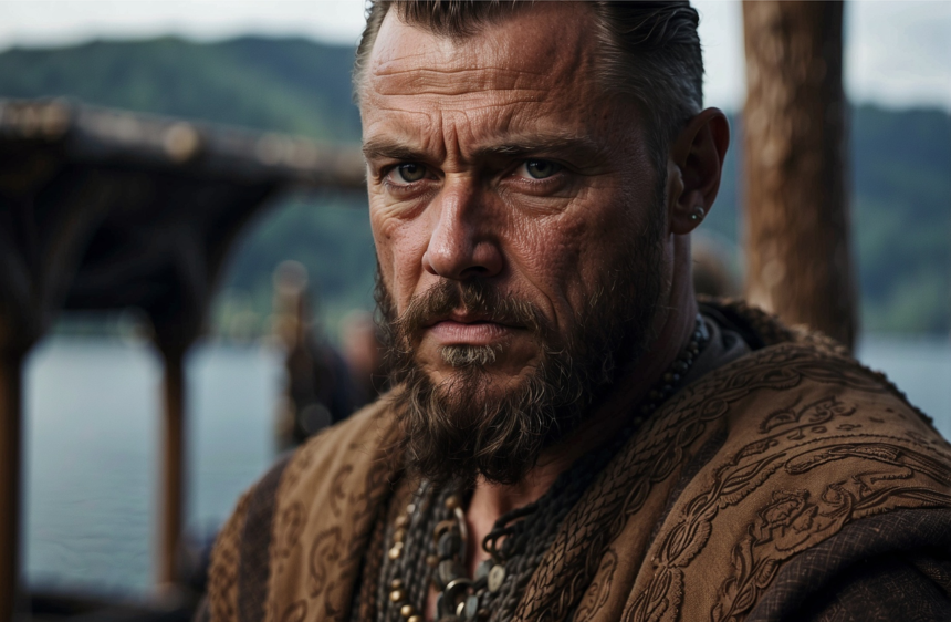 Meet the Ai Barbarian Male 210x330: A Hero from the Digital World