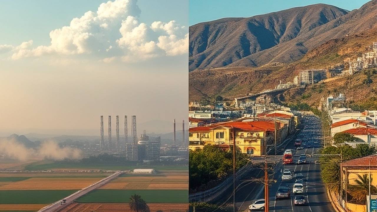 Fresno Vs Oaxaca City Comparison Pollution