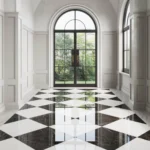 Checker Board Black and White Floor