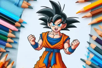 Dragon Ball z Goku Coloring Pages