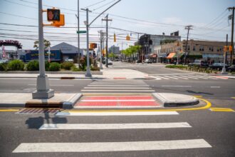 rockaway beach pedestrian ramp