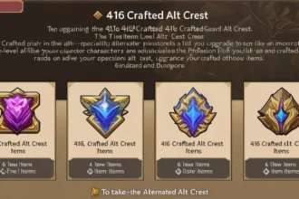 How to Get 416 Crafted Alt Crest