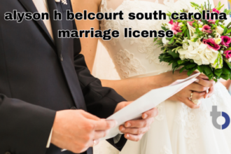 alyson h belcourt south carolina marriage license