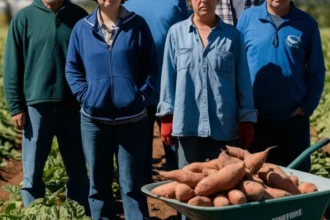 How Far did Sweet Potatoes Travel to Texas