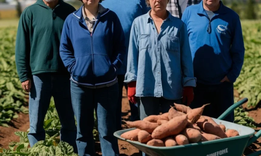 How Far did Sweet Potatoes Travel to Texas