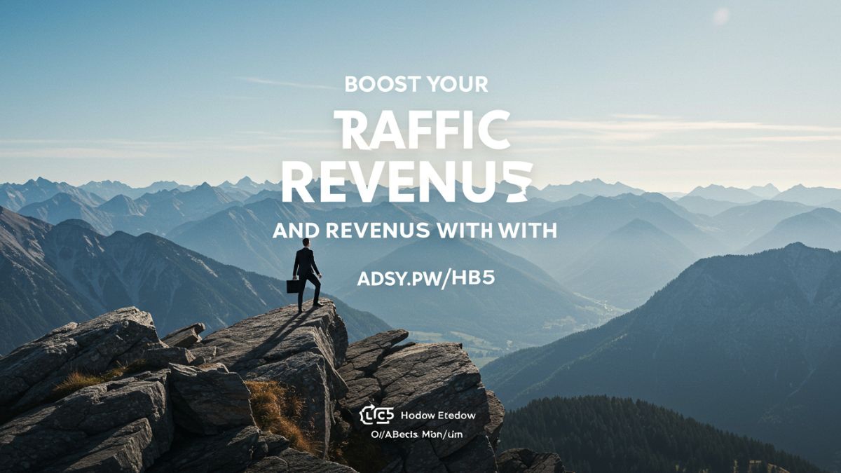 Boost Your Traffic and Revenue with adsy.pw/hb5