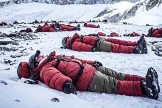 The Story Behind the Sleeping Beauty Everest Face Photo