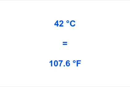 Guide to 42 Degrees C to F: How to Convert Celsius to Fahrenheit