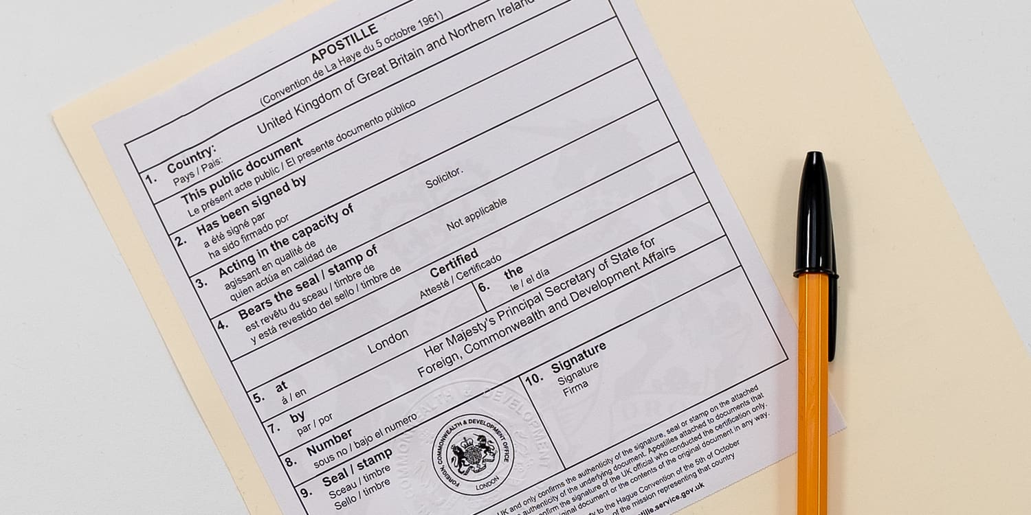 Birth Certificate Apostille