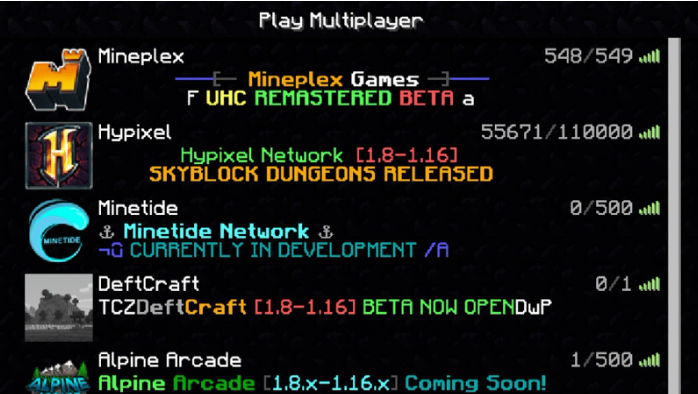 The Ultimate Minecraft Server List for Every Kind of Player