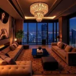 Penthouse Hub: Modern Elegance in Luxurious Living Spaces