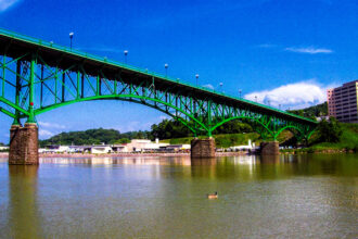 Gay Street and Cumberland River