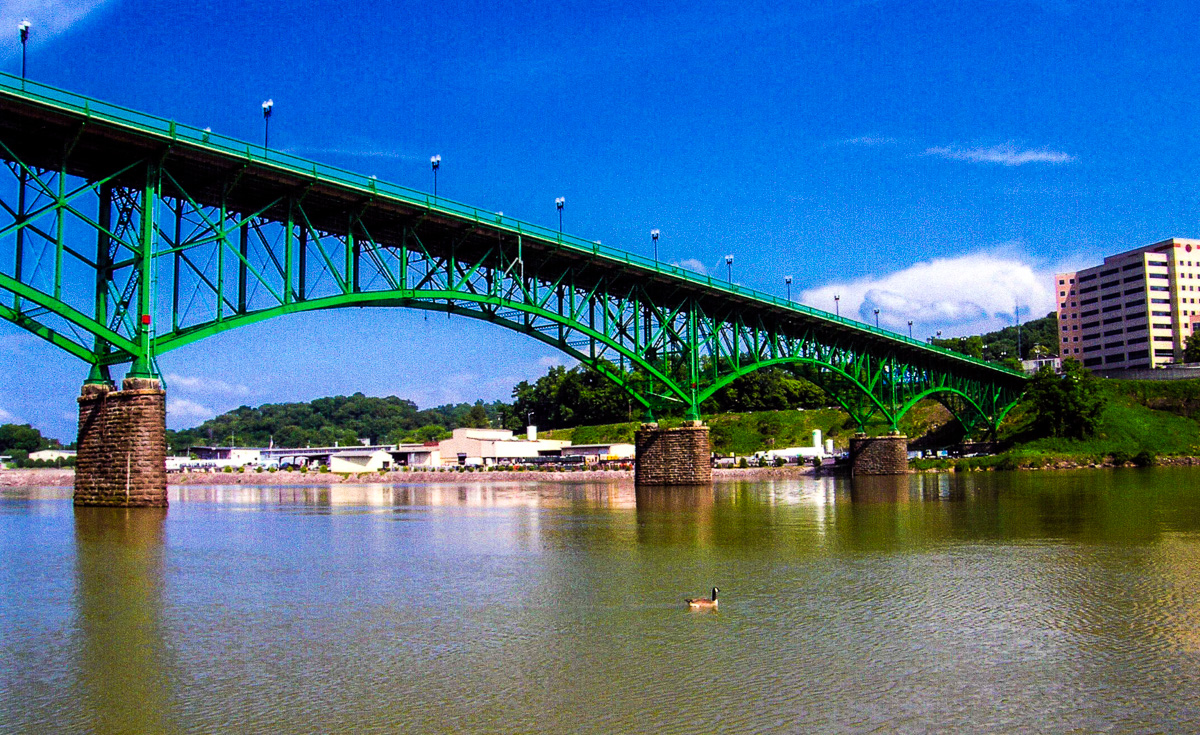 Gay Street and Cumberland River