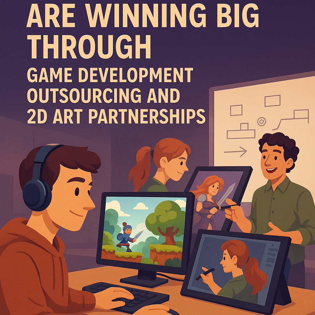 How Indie Studios Are Winning Big Through Game Development Outsourcing and 2D Art Partnerships