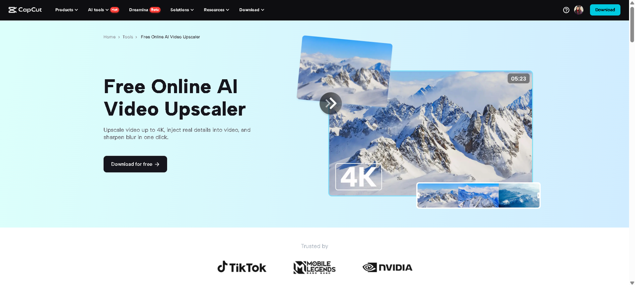Better Than Filters: Use CapCut AI Upscaling for Cleaner, Sharper Videos
