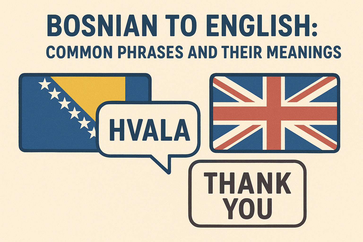 Bosnian to English: Common Phrases and Their Meanings