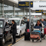 Taxi at Gatwick Airport