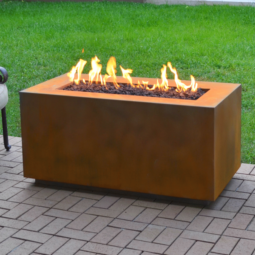 Corten Steel Planters and Firepits: A Stylish and Strong Choice for Your Outdoor Space