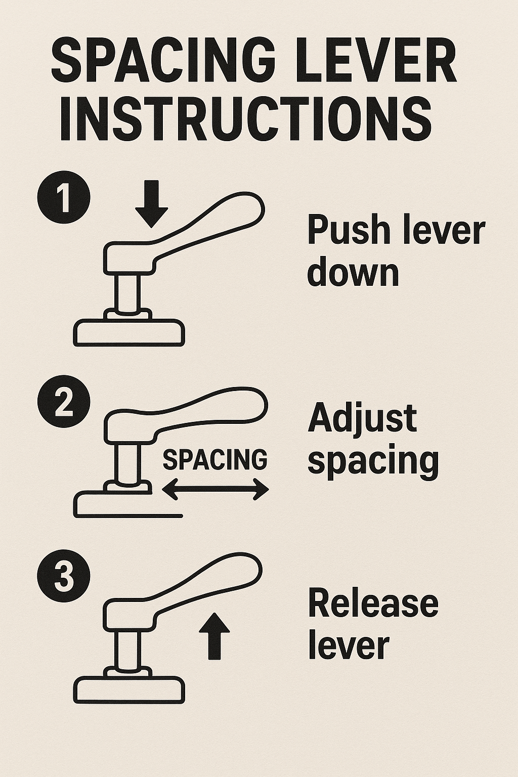 asgn11 spacing lever instructions