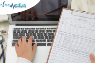 AI-powered medical scribe assisting with clinical notes