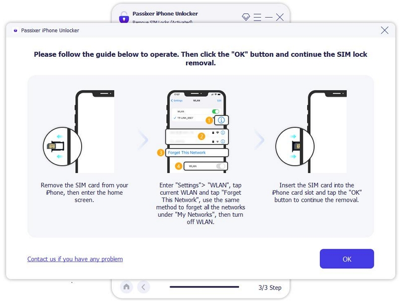 Disconnect Wi-Fi as Instructed by the Tool