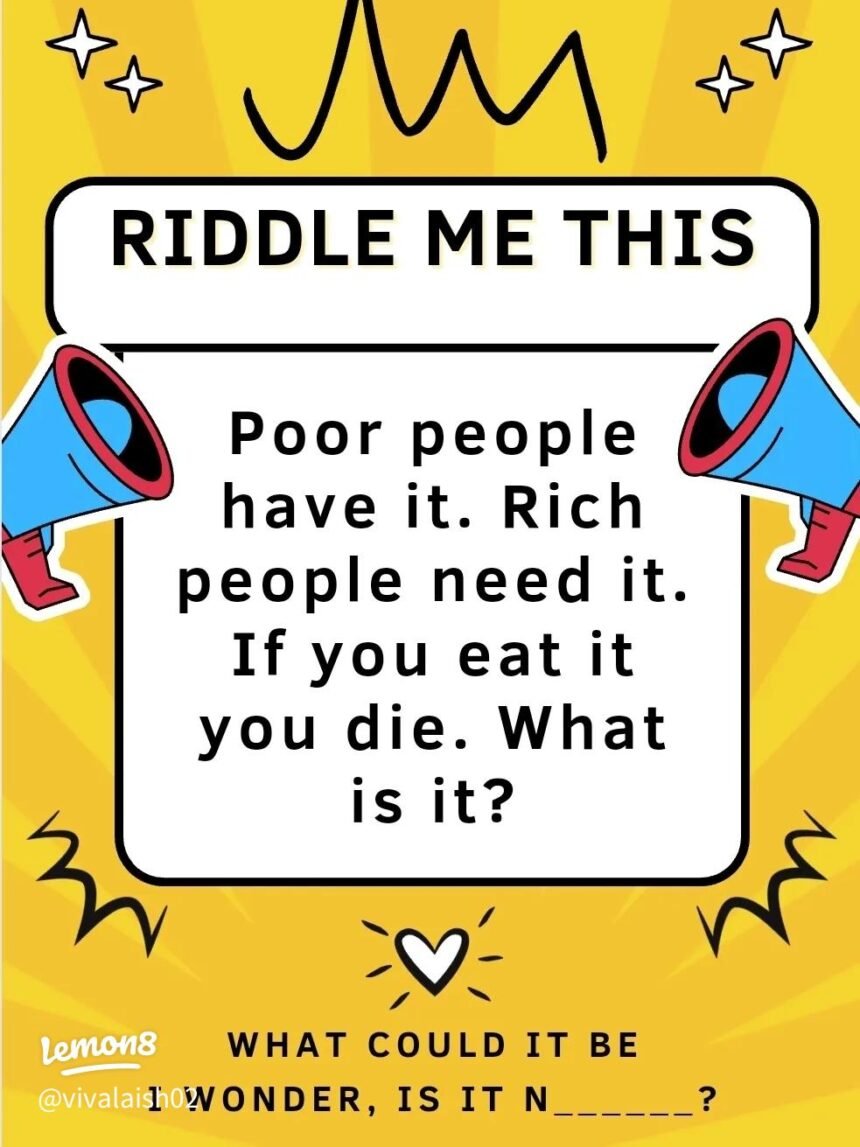 Everything You Need to Know About the riddle me this