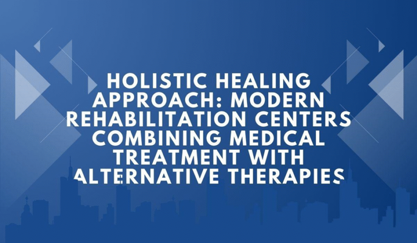 Holistic Healing Approach: Modern Rehabilitation Centers Combining Medical Treatment with Alternative Therapies