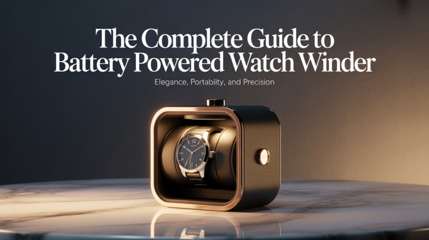 The Complete Guide to Battery Powered Watch Winder: Elegance, Portability, and Precision
