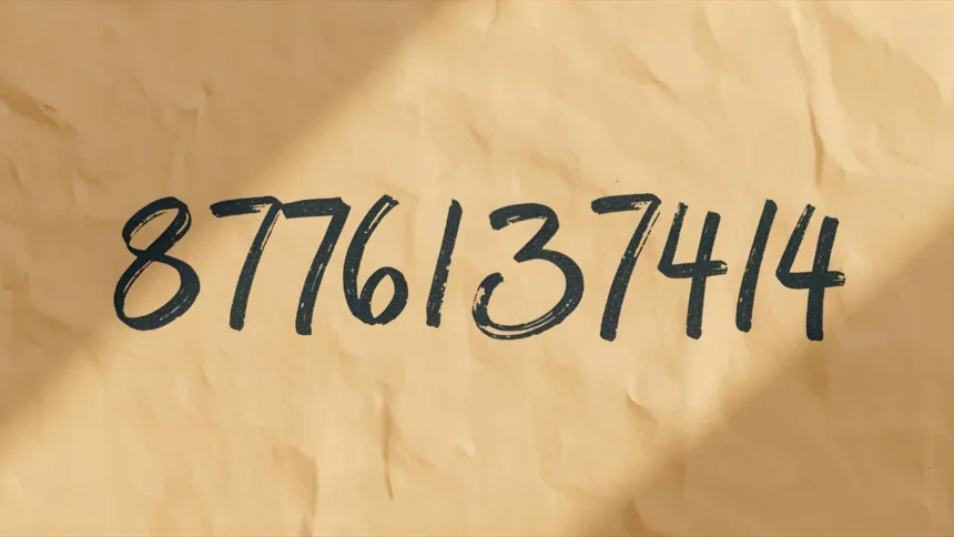 8776137414: Mysterious Phone Number Investigation