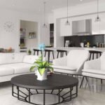 How to Use White Cabinets in an Open-Concept Kitchen