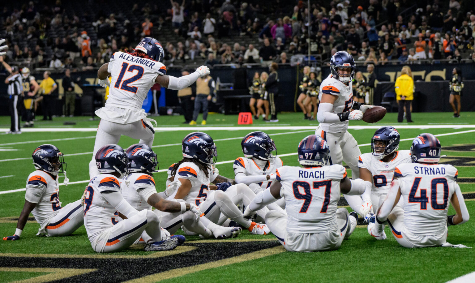 denver broncos vs new orleans saints match player stats