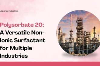 Polysorbate 20: A Versatile Non-Ionic Surfactant for Multiple Industries