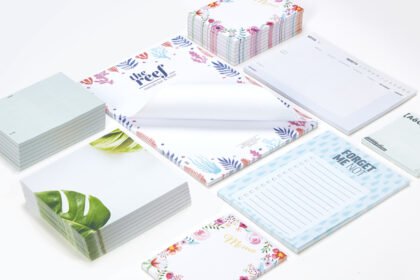 Custom Die-Cut Notepad Printing | Vograce Custom Stationery