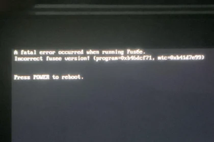 incorrect Fusee Version: Everything You Need to Know