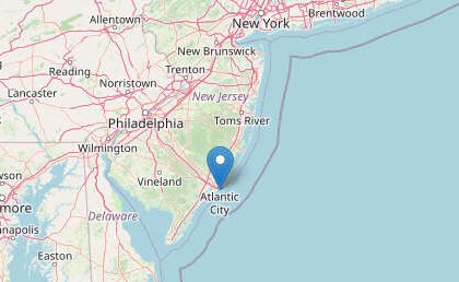 where is area code 609