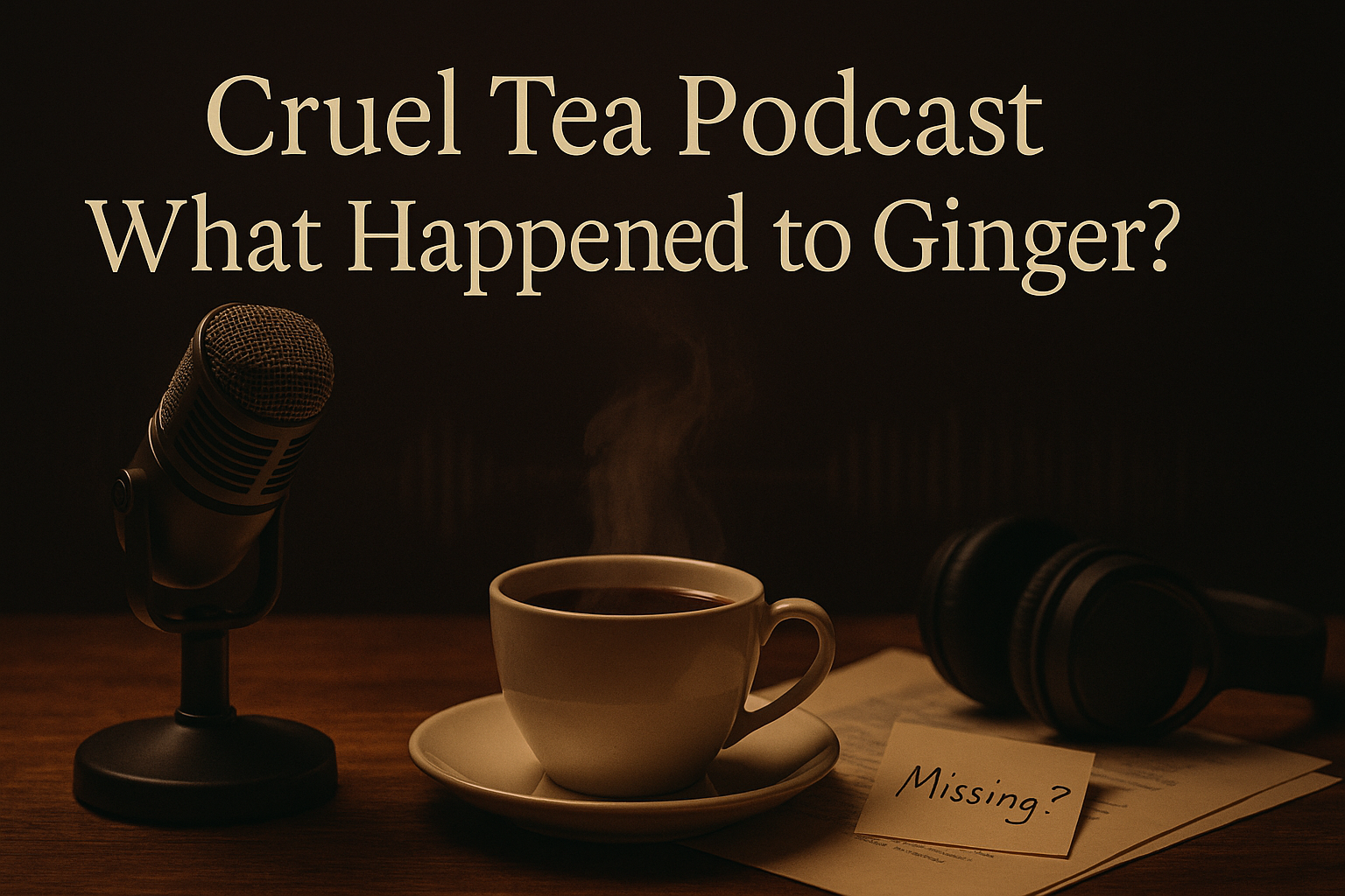 cruel tea podcast what happened to ginger