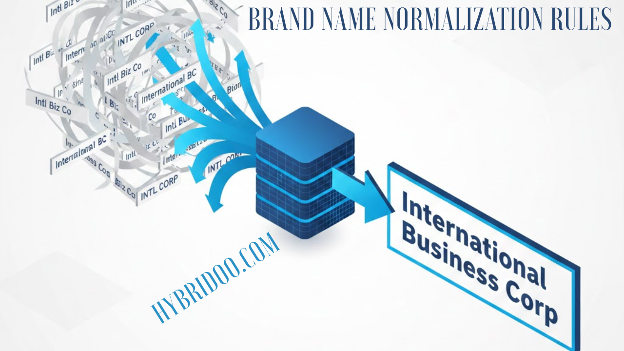 Brand Name Normalization Rules A Comprehensive Guide