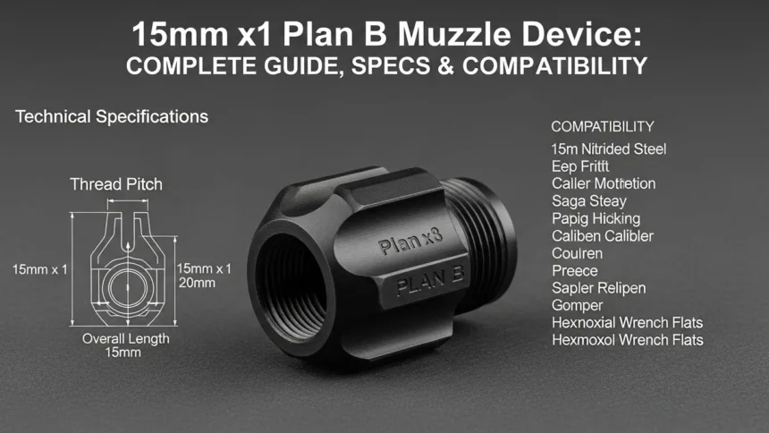15mm x1 Plan B Muzzle Device: Complete Guide, Specs & Compatibility