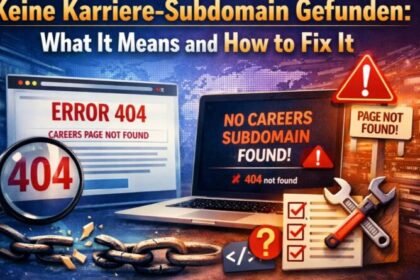 Keine Karriere-Subdomain Gefunden: What It Means and How to Fix It