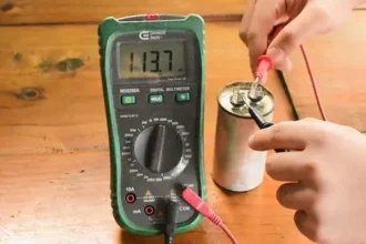 how to test a capacitor with a multimeter
