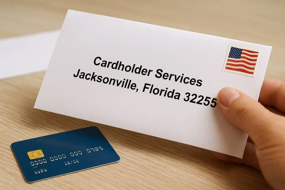 Cardholder Services Letter Jacksonville Florida 32255