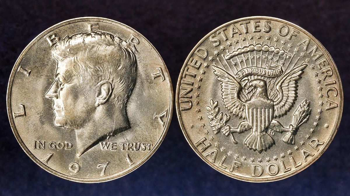 value of 1971 silver half dollar