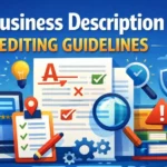 Business Description Editing Guidelines