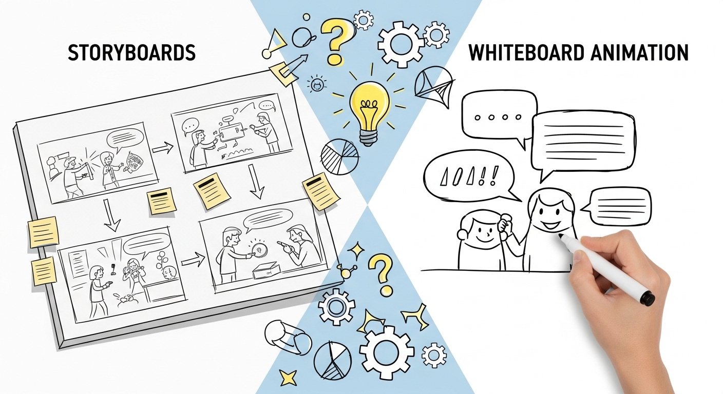 Learn How Storyboards and Whiteboard Animation Improve Explainer Videos