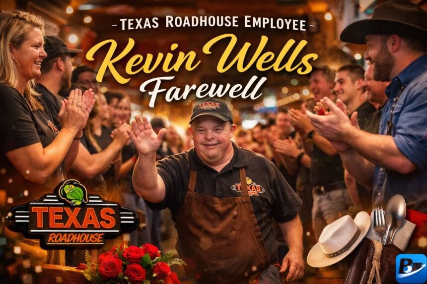 Texas roadhouse Employee Kevin Wells Farewell