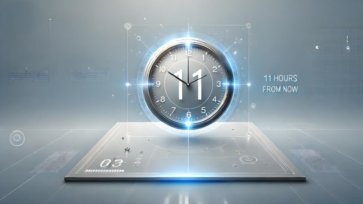 10 Hours From now is What Time​