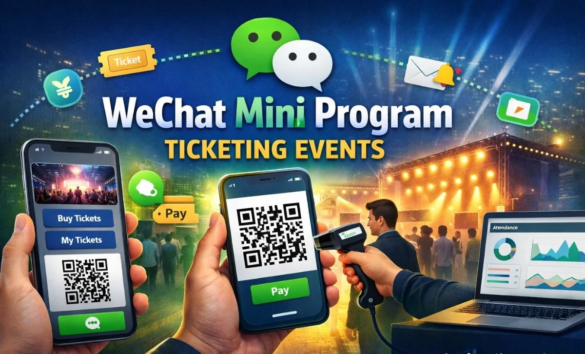wechat mini program ticketing events